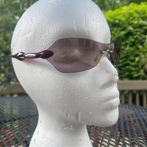 Vintage Oakley Sunglasses with Pink Lenses and Frames